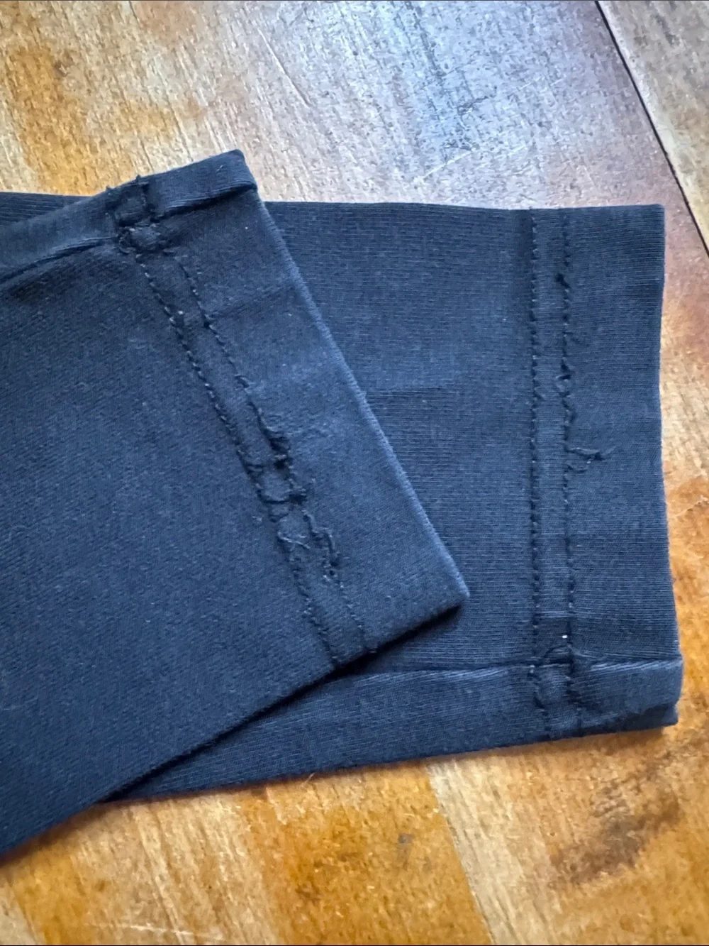 Hanna Andersson Black Leggings size 4 cotton neutral